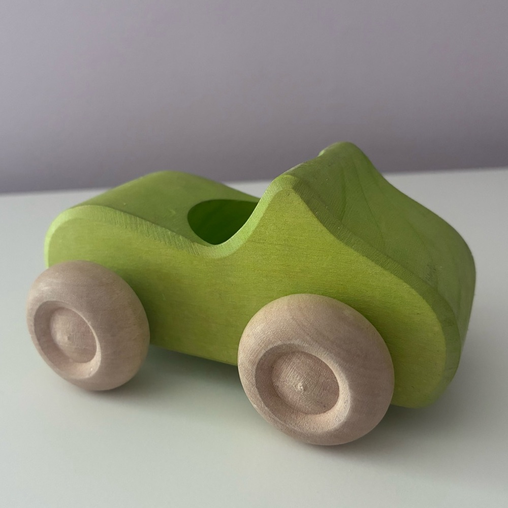Grimm’s Small Green Convertible Car